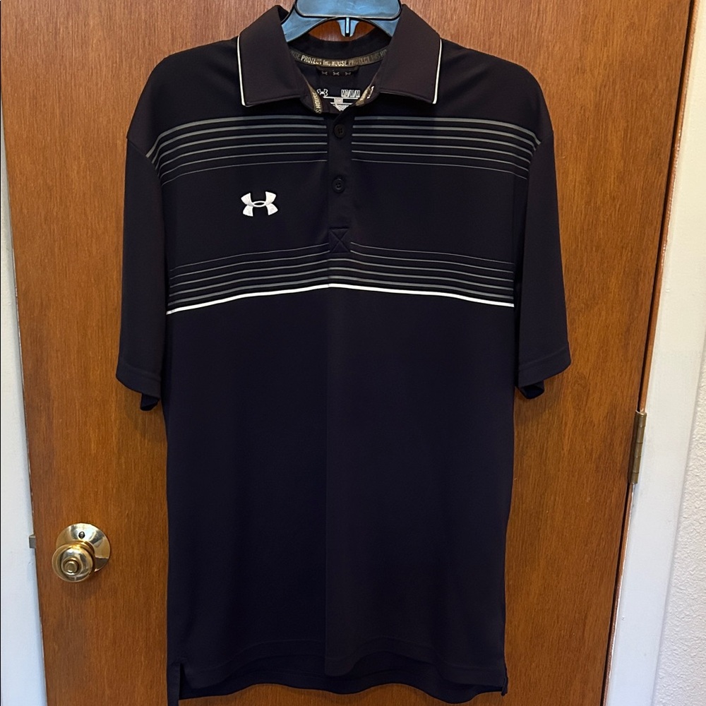Under Armour Men's Navy Polo Shirt - M